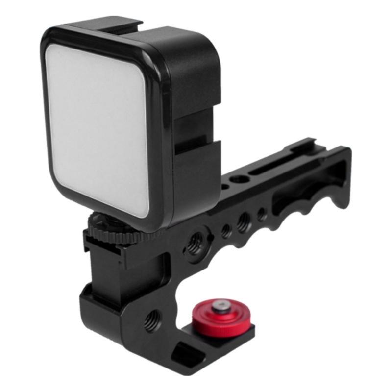 Aluminum Alloy Camera Handle 1/4 3/8 Port Handle Grip with Ergonomic Designing For Enhances Comfort and Control