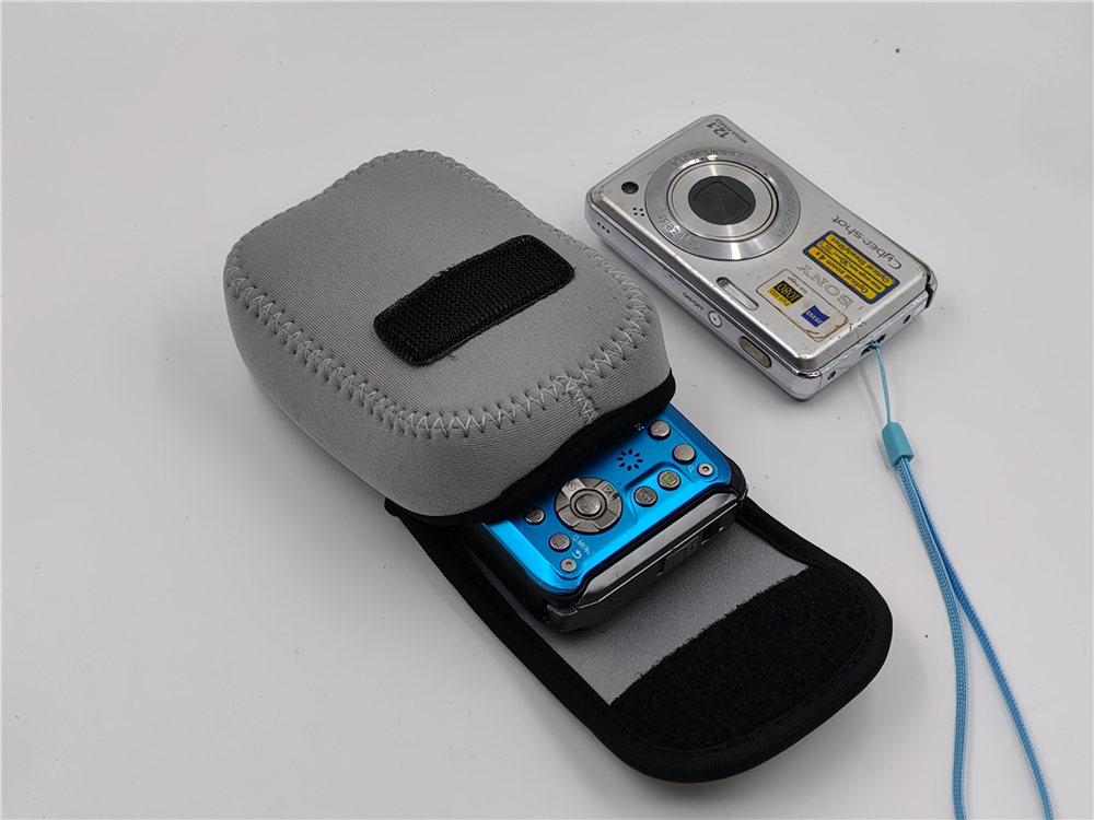 Neoprén Fényképezőgép Táska tok Canon SX740HS SX730HS SX720 G7X2 G7X3 Sony ZV1F ZV1 ZV1II RX100 RICOH GR GRII GRIII Lumix LX10 készülékekhez