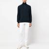 Polo Ralph Lauren Logo Embroidered Half-Zip Pullover Comfortable Warm Fitted Sweatshirt Men sweatshirt Navy-Blue 710858189-001