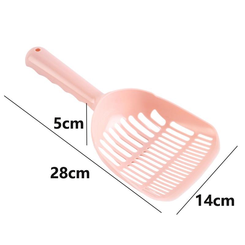 Thickened PP Cat Litter Scoop with Fine Holes - Large Size, Simple Design for Easy Cleaning