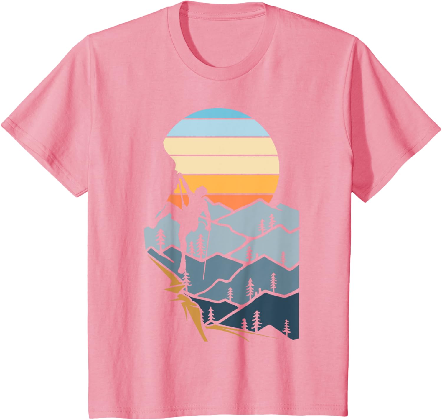

Mountain Climber Boulder Sports Hobby Retro Rock Climbing T-Shirt 4XL