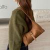 Fashi Women's Bag Suede Cow Leather Luxury Designer Shoulder Bag Women Versatile Handbags Female Trend Crossbody Hobos Bags