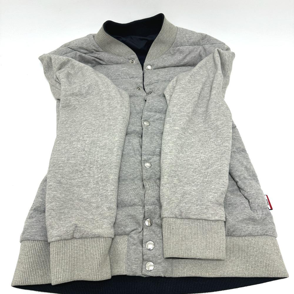 MONCLER Maglia Cardigan Apparel Reversible Jacket Nylon / cotton Navy/gray