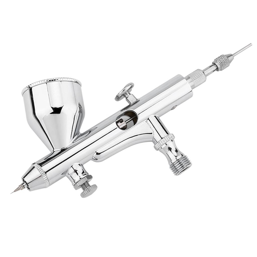 Dual Action Airbrush Kit 0.2mm 0.3mm 0.5mm Needle Art Spray Gun for Cake Nail Model