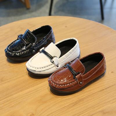 Pantofi din piele pentru baieti, Pantofi singuri elevi copii