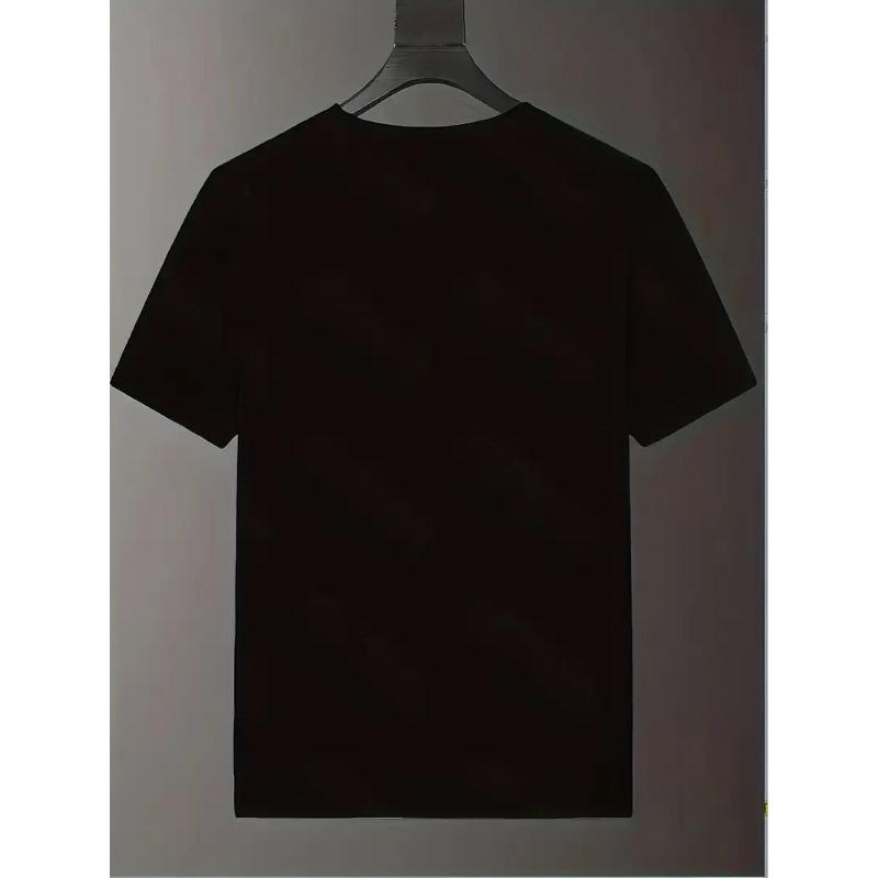 Europäische Größen Herren T-Shirt Mode Atmungsaktives Oberteil Bequem Locker Kurzarm Streetwear Lässig Pullover Vintage Herren T-Shirt