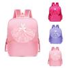 Cute Nylon Ballet Dance Backpack Large Capacity Waterproof Dance Duffle Bag Schoolbag Girls
