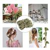 Artificial Green Leaf Jute Rope Vine DIY Craft Fake Greenery Garland for Wedding Home Party Wall Hanging Decoration