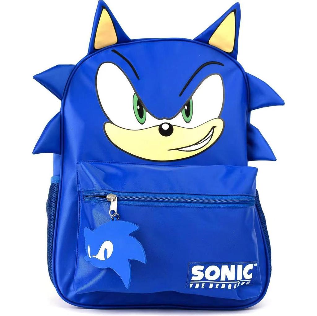 Sonic Cartoon Backpack for Elementary & Middle School Students – Unisex Hedgehog Design Mother-Child Bag
