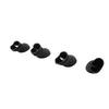 4pcs Silicone Pet Dog Cute Wat proof Boots Antislip  ive Rain Shoes(M Blue)