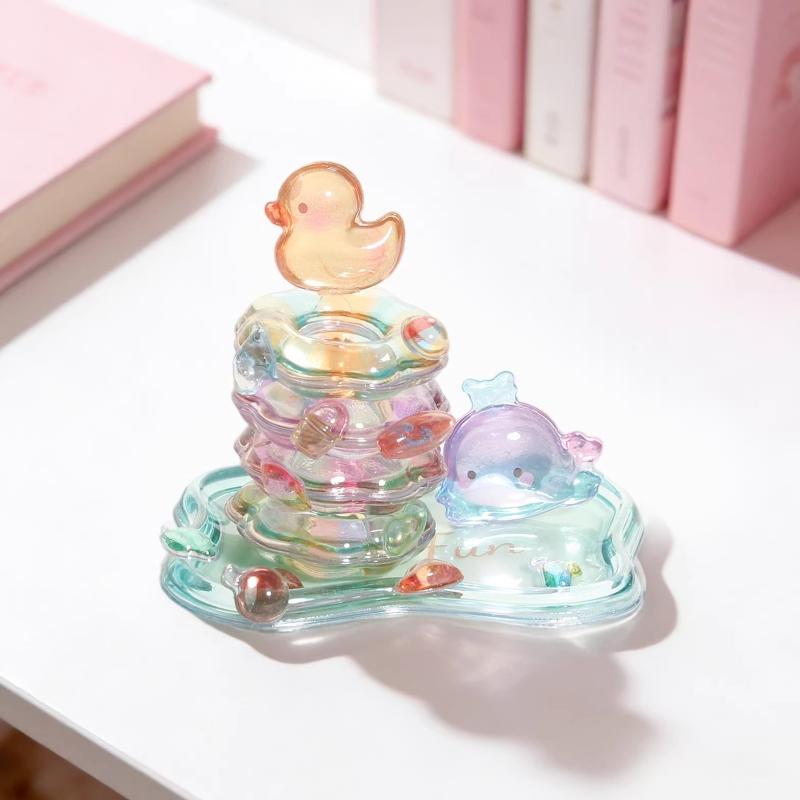 Cartoon 3D Solid Relief Stacked Stickers Handmade Cute Creative 3D  Sticker Children Student Gifts Exchange Stickers