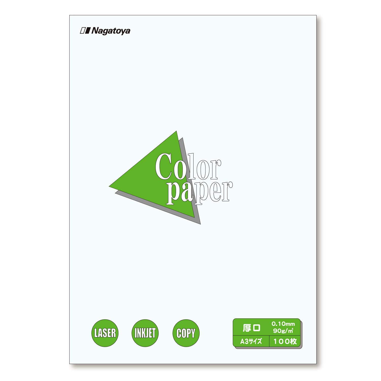 

Бумага Nagatoya Shoten Color Paper A3 плотная 100 листов белая 0501301 Na-1301