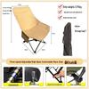 Portable High-Back Folding Lounge Chair with Extended Leg Rest