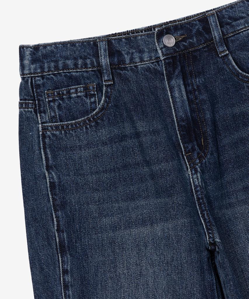 MIND BRIDGE WOMEN [W] Wide Washed Deep Blue Denim Pants