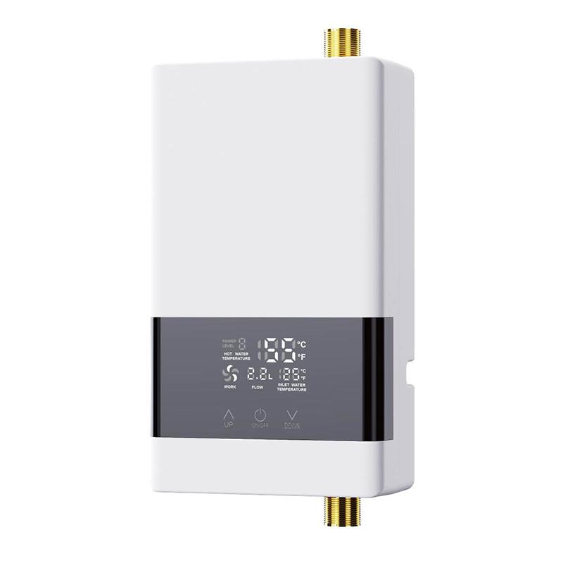 110 V/220 V Durchlauferhitzer Badezimmer Küche Wandmontage Elektrischer Warmwasserbereiter LCD-Temperaturanzeige mit Fernbedienung