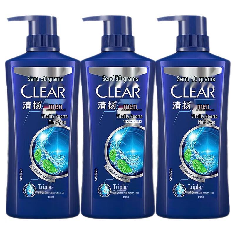 

CLEAR Men s Anti-Dandruff Active Sport Mint Shampoo