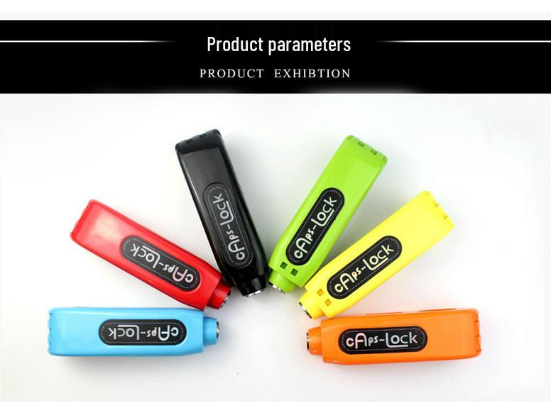 Trava Antifurto para Guidão de Motocicleta - Trava de Tampas de Manopla Bullhorn