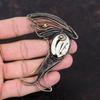 Erdnussbaum-Jaspis Anhänger Kupferdraht umwickelter Anhänger Echter Edelstein Handgefertigter Anhänger Kupferschmuck zum Geschenk Fisch-Anhänger Drahtumwickelter Schmuck