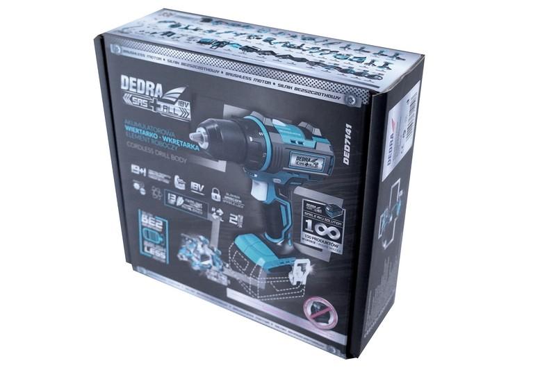 BRUSHLESS SCREWDRIVER 13MM 18V SAS+ - DED7141