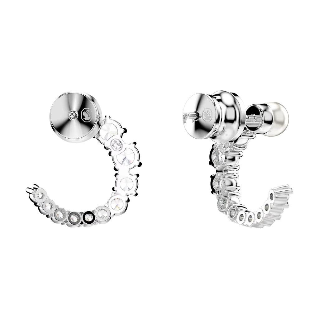 Swarovski Matrix Open-Set Imitation Crystal Cubic Zirconia Earrings Women earrings White 5692260