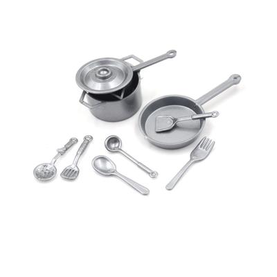 10-15 Uds plato tazón vajilla casa de muñecas Mini muñeca de juguete accesorios de cocina
