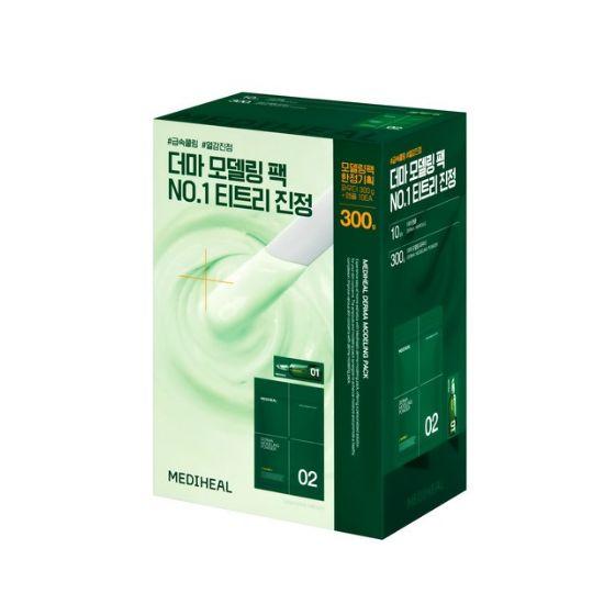 MEDIHEAL Derma Modeling Pack Tea Tree Soothing & Calming Rubber Mask Set