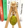 Artificial Fruit Creative Durian Keyring SImitation Durian Key Chain  Backpack Ornaments
