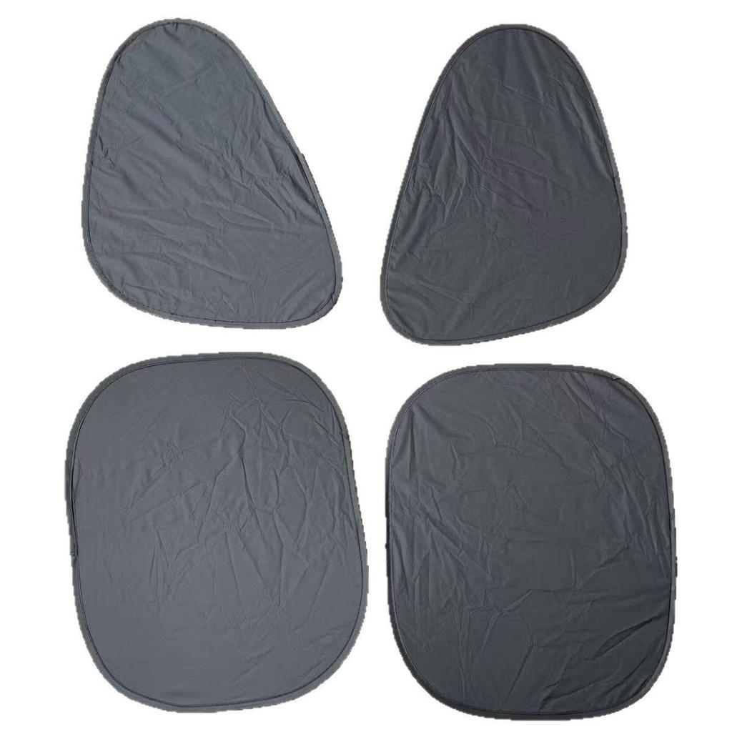 Car Sunshade: Manual Sun Protection & Heat Insulation with Strong Electrostatic Film for Privacy & Light Blocking on Side Windows