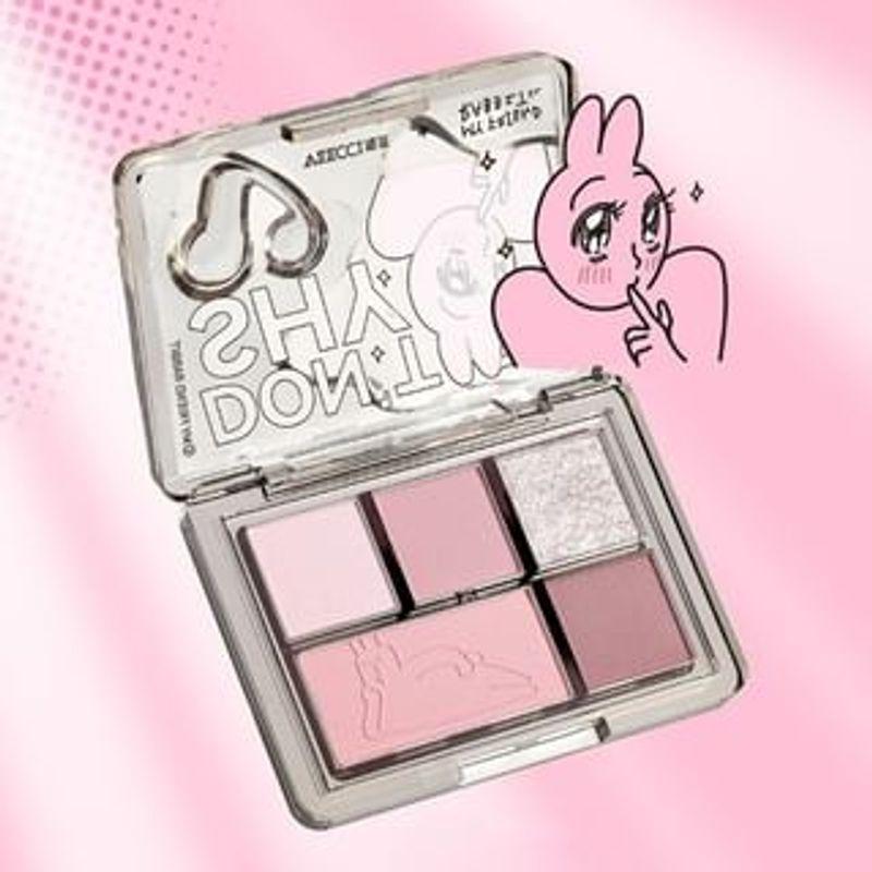 VEECCI - Палетка теней для век Touch My Heart My Friend Rabbit Лимитированное издание - 2 типа F02 Pink Rabbit - 5.2g