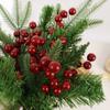 20/1Pcs Artificial Christmas Berry Fake Red Berries Stems DIY Xmas Tree Ornament For Home Xmas Navidad New Year Decoration Gifts