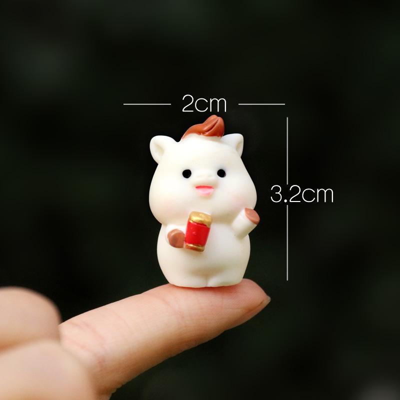 Mini Zodiac Plush Dolls - Cute Animal Figures for Desktop Decoration