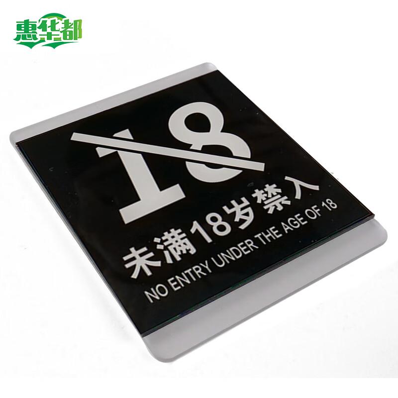 HUIHUADU Double-Layer Acrylic Information Sign