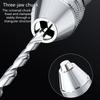 Aluminum Hand Twist Drill Kit Includes 10Pcs Carbon Steel Bits (0.8-3mm) For Model Making And DIY Projects