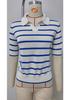 New 2025 Women's Casual Striped Knitwear Lapel Sweater Top