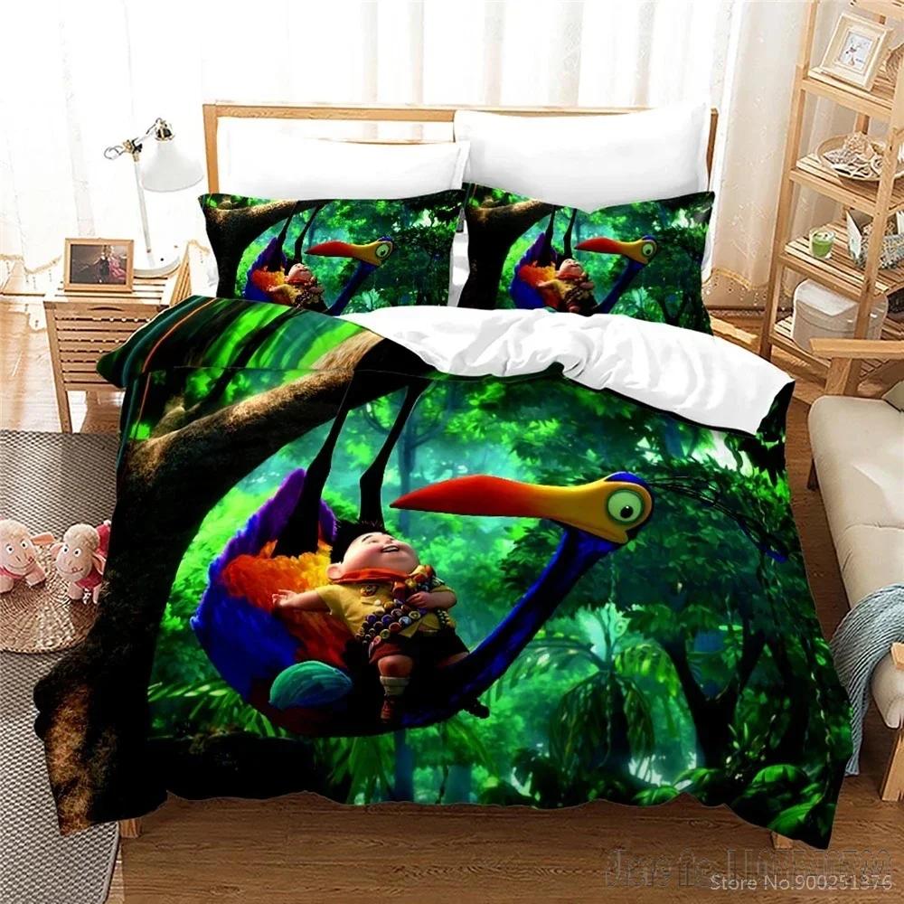 Cartoon Film Up Love Child Duvet Cover Set HD Comforter Cover Bedclothes for Kids Bedding Sets Bedroom Decor