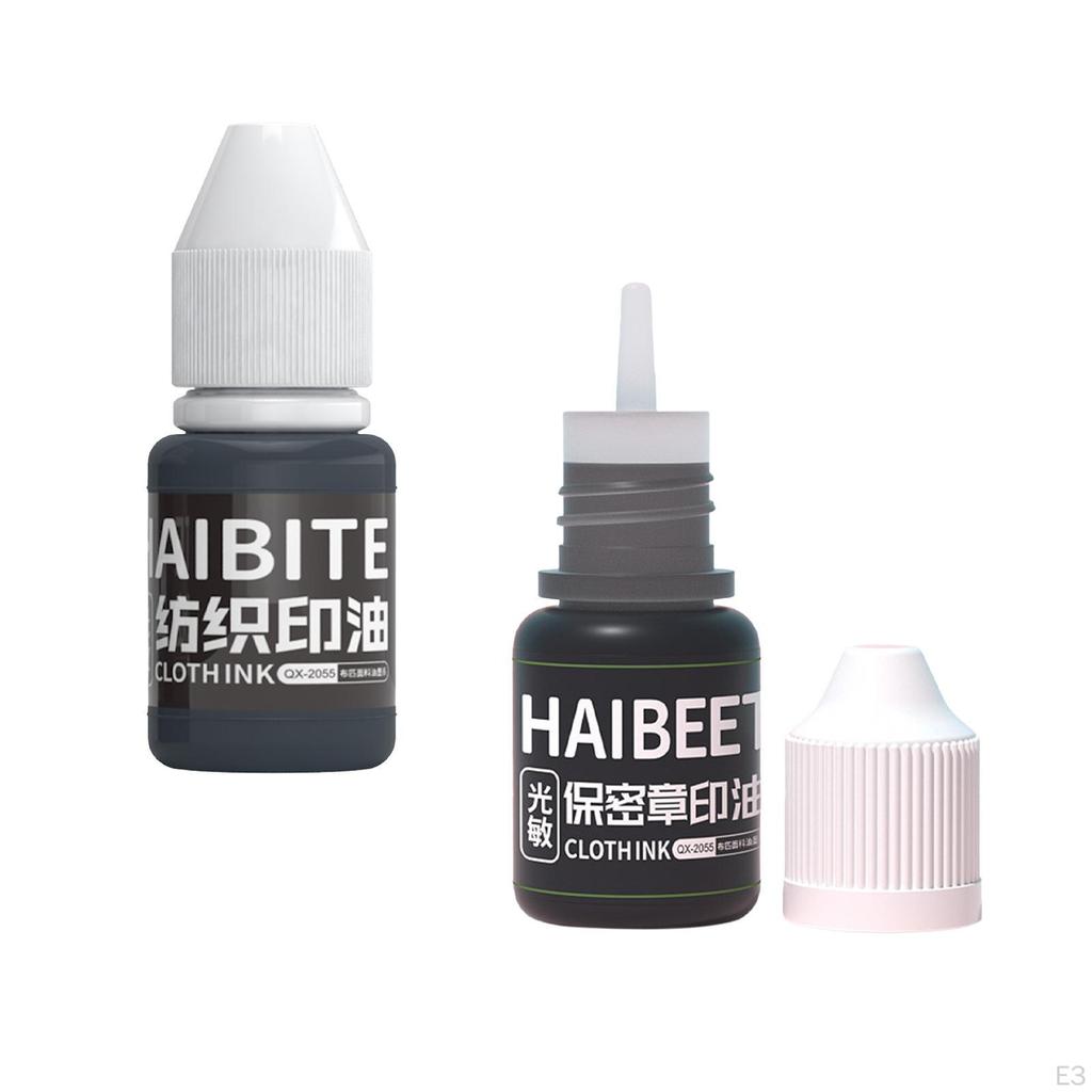 Clothing Stamps Refill Ink Printing Oil Cloth Fabric Textile Marker for