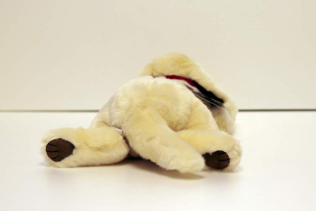 Yoshitoku Labrador Retriever Plush Small Toy, White,