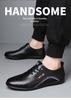2025 Men's Lightweight Slip-On Leather Loafers - Spring/Autumn Business Casual Shoes with Soft Sole