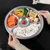 Stainless Steel Divided Dinner Plate