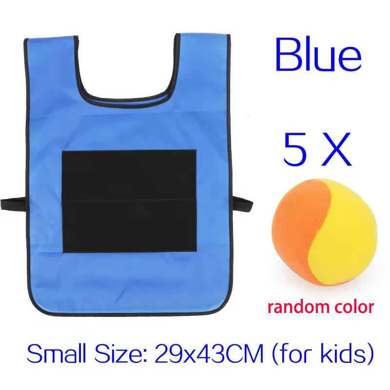 Outdoor Sport Game Props Vest Sticky Jersey Vest Game Vest Waistcoat With Sticky Ball Throwing Toys For Children Kids Sports Toy