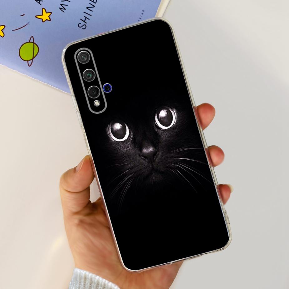 For Huawei Honor 20 Case YAL-L21 YAL-AL00 Luxury Painted Cover Soft Silicone Phone Case For Huawei Nova 5T Nova5T Honor20 Bumper