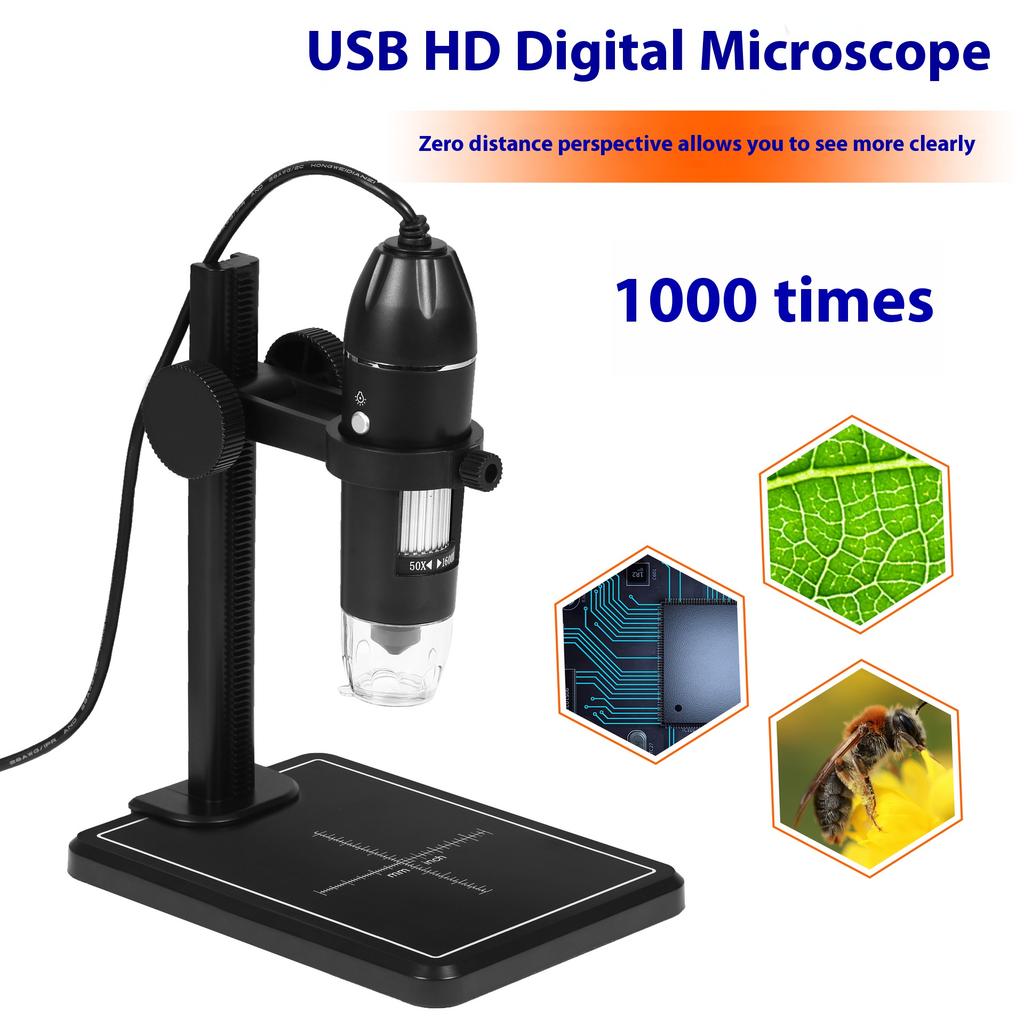 Digital Usb Microscope Three In One 1000X Electron Microscope 1600X Maintenance Magnifying Glass