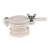 Honey Gate Spigot Hinged with Threaded Barrel for Beekeepers White