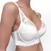 Plus Size 80B-105D Women Embroidery Bra Anti-sag Gathered Bra Underwire Breathing Adjustable Bra Push-up Bras