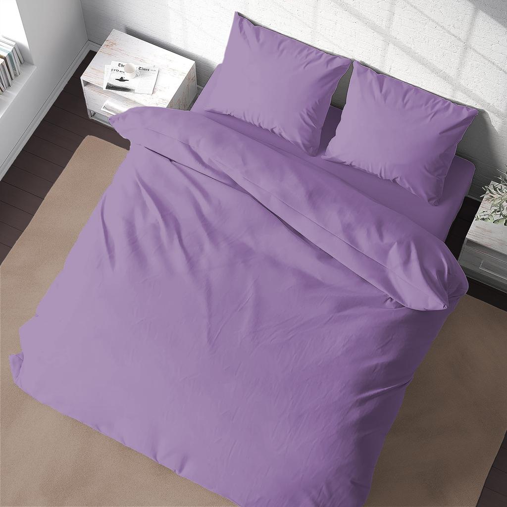 Luksusowa kolekcja Signature Collection 600TC 3PC Solid Pattern Duvet Cover Set (1 poszwa na kołdrę i 2 poszewki na poduszki) Wiele rozmiarów i kolorów