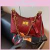 Crossbody Bag For Women With Quilted Chain Strap Pu Material For Daily Use