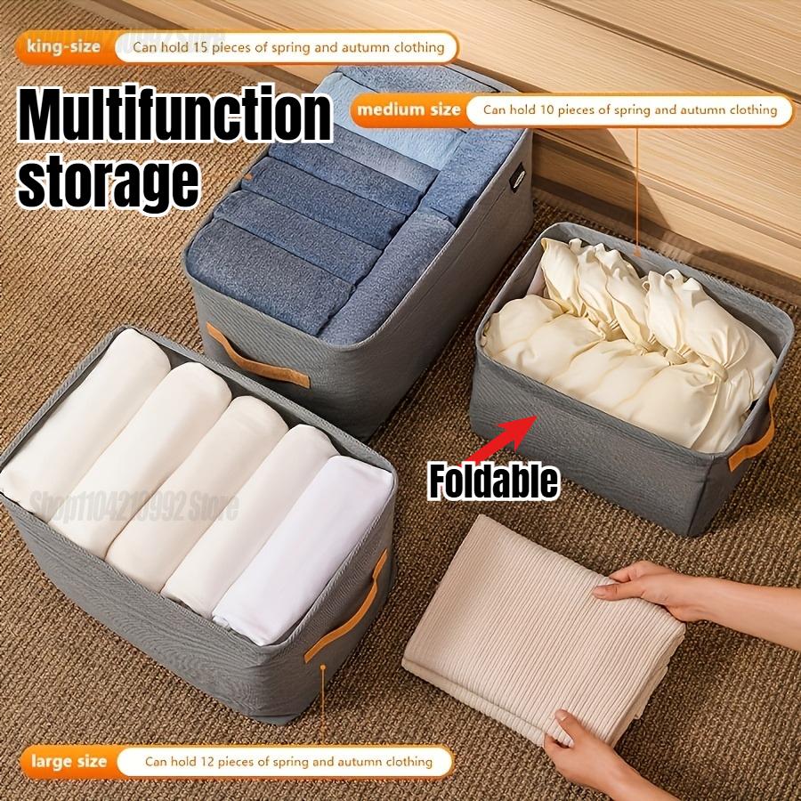 Laundry Clothes Organizer Storage Bag Clothes Foldable Clothes Storage Bag Portable Wardrobe Cloth Organizer Storage Box