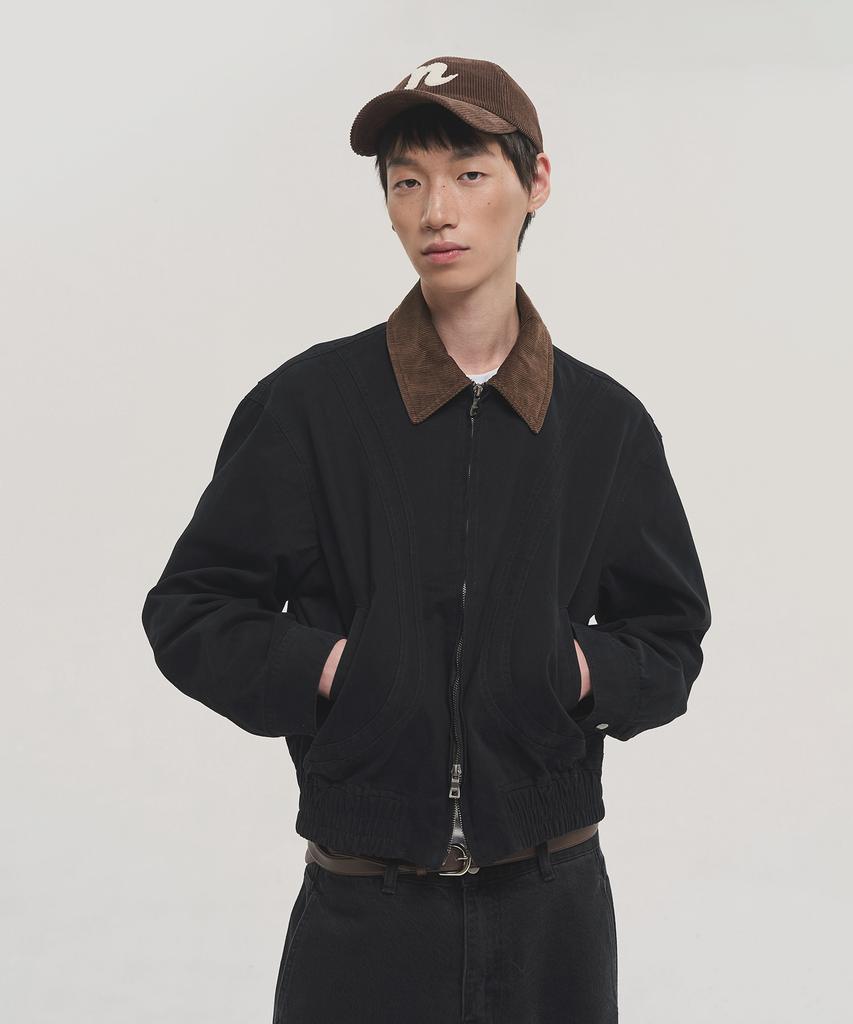 NOISE N Logo Corduroy Ball Cap - Brown