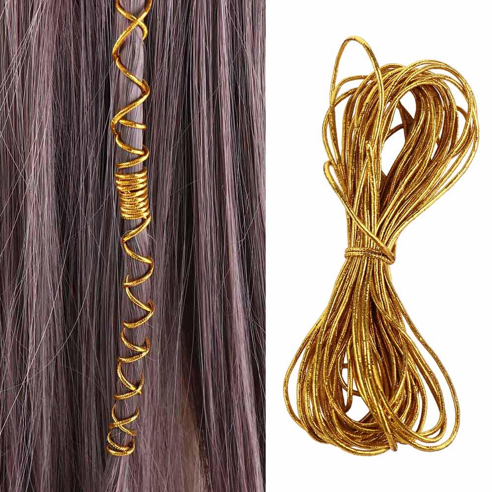 National Style Braiding Hair Strings Rope Strands Girl DIY Ponytail 5M Braided Hair Rope