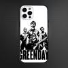 G-Green Band Day  Phone Case For iPhone 16,15,14,13,12,11 Plus,Pro Max, Soft Silicone Black Cover